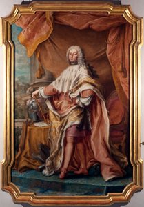 Ritratto del Doge di Genova Gian Francesco II Brignole Sale (Brignole-Sale) (1695-1748) Dipinto di Jacopo (o Giacomo) Antonio Boni (1688-1766) 1747-1748 Dim. 266x179 cm Genova, Musei di Strada Nuova (ex Palazzo Rosso) da Giacomo Boni