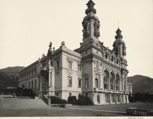 Esterno del Teatro di Montecarlo, Monaco da Giacomo Brogi