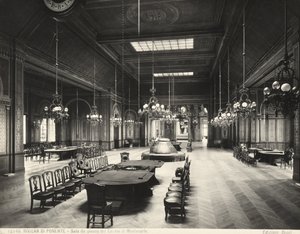 Sala da gioco, Casinò di Montecarlo, Monaco da Giacomo Brogi