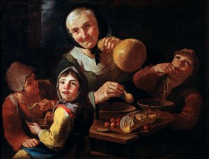 Il pasto del contadino da Giacomo Francesco Cipper