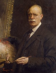 Autoritratto, di Giacomo Grosso (1860-1938) da Giacomo Grosso
