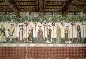 I Nove Prodi e le Nove Prodi Donne, (dettaglio) da Giacomo Jaquerio
