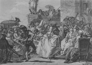 Il minuetto, 1765 da Giacomo Leonardis