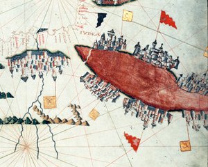 Il Mar Rosso e il Canale di Suez da Giacomo Maggiolo