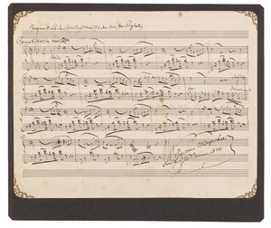 Frammento di Meyerbeer dalla Marcia dell