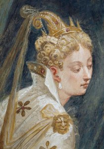 Il volto di Sofonisba (dettaglio) da Giambattista Zelotti