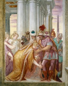 Sofonisba implora Massinissa da Giambattista Zelotti