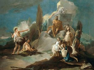 Apollo e Marsia, 1730 da Giambattista Tiepolo