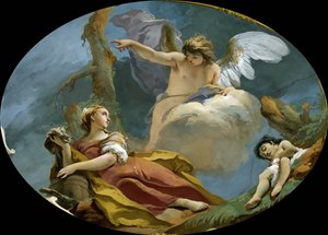 Agar e Ismaele nel deserto, ca. 1728