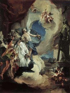 San Luigi Gonzaga in gloria