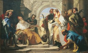 I santi patroni della famiglia Crotta da Giambattista Tiepolo