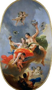 Il trionfo di Zefiro e Flora, ca. 1735 da Giambattista Tiepolo