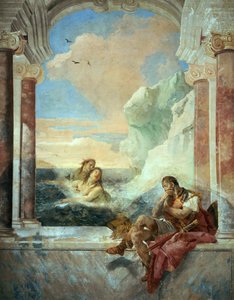 Teti consola Achille, 1757