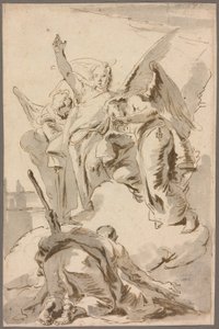 Tre angeli che appaiono ad Abramo da Giambattista Tiepolo