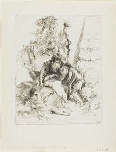 Due maghi con due ragazzi, da Scherzi da Giambattista Tiepolo