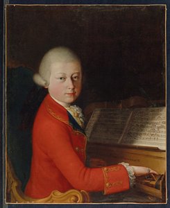 Ritratto di Wolfgang Amadeus Mozart a 13 anni, a Verona da Giambettino (attr. to) Cignaroli