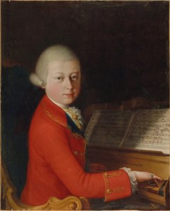 Ritratto di Wolfgang Amadeus Mozart 1756-1791 all