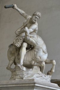 Ercole nella lotta contro il centauro Nesso da (after) Giambologna