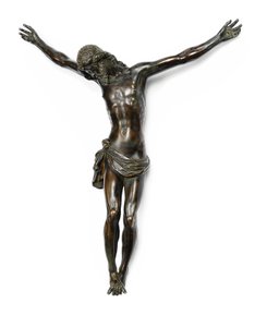 Figura del Cristo crocifisso, fusa da un modello di Giambologna, attribuita ad Antonio Susini e bottega, c.1580-1600