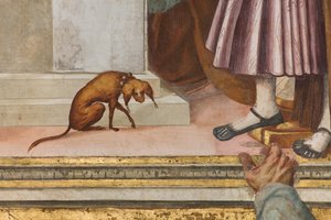 Navata centrale, quinta campata nord, Presentazione al Tempio da Gian Francesco Bembo