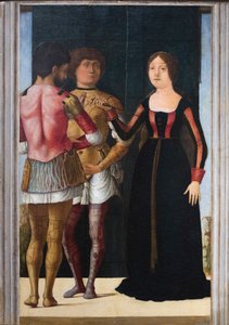 Bruto, Lucrezia e Collatino, c.1490 da Gian Francesco de