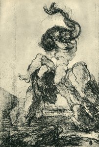 Un dio marino con un delfino, 1652-1653, 1943 da Gian Lorenzo Bernini