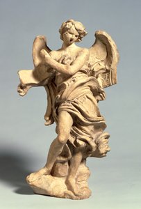 Angelo che tiene l
