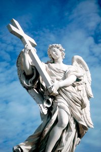 Angelo che porta una croce, dal Ponte Sant