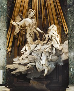 Italia, Roma, Chiesa di Santa Maria della Vittoria, Estasi di Santa Teresa d