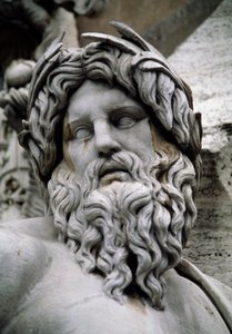 Personificazione del fiume Gange, Fontana dei Quattro Fiumi da Gian Lorenzo Bernini