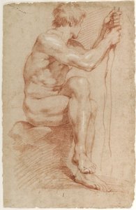 Nudo maschile seduto da Gian Lorenzo Bernini