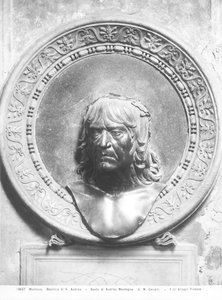 Busto di Andrea Mantegna (1431-1506) (bronzo) da Gian Marco Cavalli