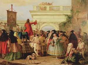 Il ciarlatano da Giovanni Domenico Tiepolo