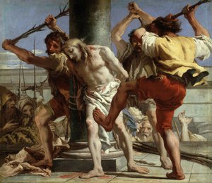 Cristo alla colonna da Giovanni Domenico Tiepolo