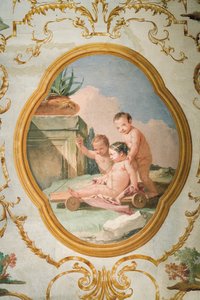 Affresco dalla Stanza dei Putti, nella Foresteria, 1757 da Giovanni Domenico Tiepolo