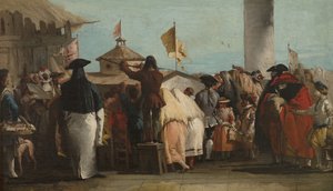 Mondo Novo, ca 1764-1765 da Giovanni Domenico Tiepolo