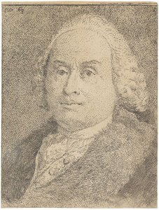 Ritratto di Giovanni Battista Tiepolo da Giandomenico Tiepolo