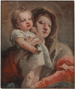 La Madonna e il Bambino con un cardellino da Giovanni Domenico Tiepolo