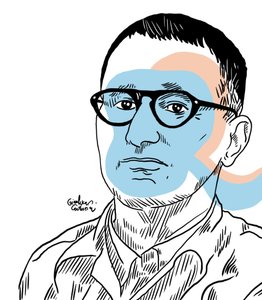 Ritratto di Bertolt Brecht, 2022 (digitale)