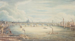 Da Hungerford Pier, 1837 da Gideon Yates