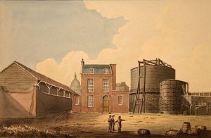 Veduta delle Phoenix Gas Works, Bankside