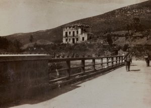 Album "Immagini di guerra II": soldati italiani in Val Chiusone a Podsenica, 09/1917
