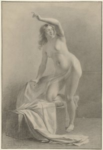 Studio di nudo femminile da Gijsbertus Johannus van den Berg