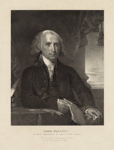 James Madison, quarto presidente degli Stati Uniti da Gilbert (after) Stuart