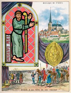 Abate Suger, abate-statista francese, 1898