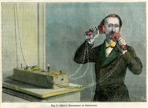 Il telefono di Bell in funzione da Gilbert