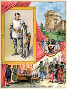 Bertrand du Guesclin, cavaliere bretone, 1898 da Gilbert