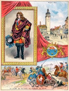 Claude Louis Hector de Villars, comandante militare francese, 1898