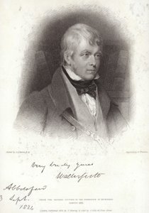 Ritratto di Sir Walter Scott da Gilbert Stuart Newton