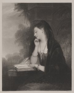Il pensieroso da Gilbert Stuart Newton
